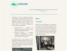 Tablet Screenshot of cascade.pesticidemodels.eu